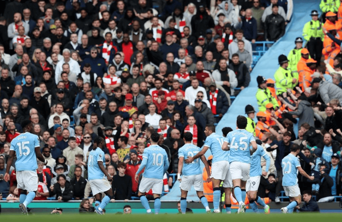 2-1！英超巅峰大战，曼城击败阿森纳，争冠格局乱了：前2只差3分